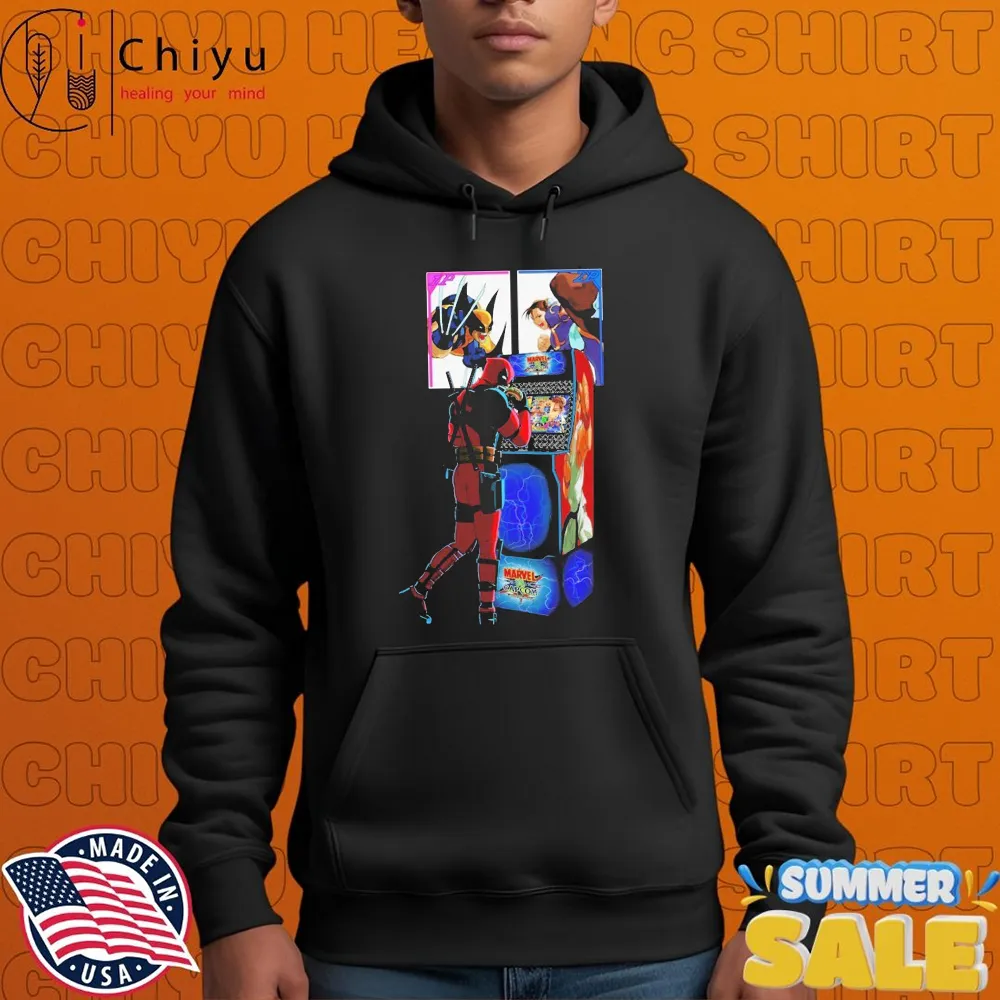 Deadpool And Wolverine Loading Video Game T-shirt Deadpool And Wolverine Loading Video Game T-shirt