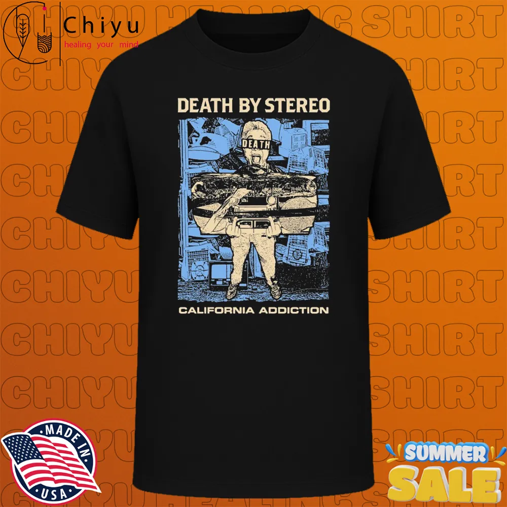 Death By Stereo California Addiction T-shirts