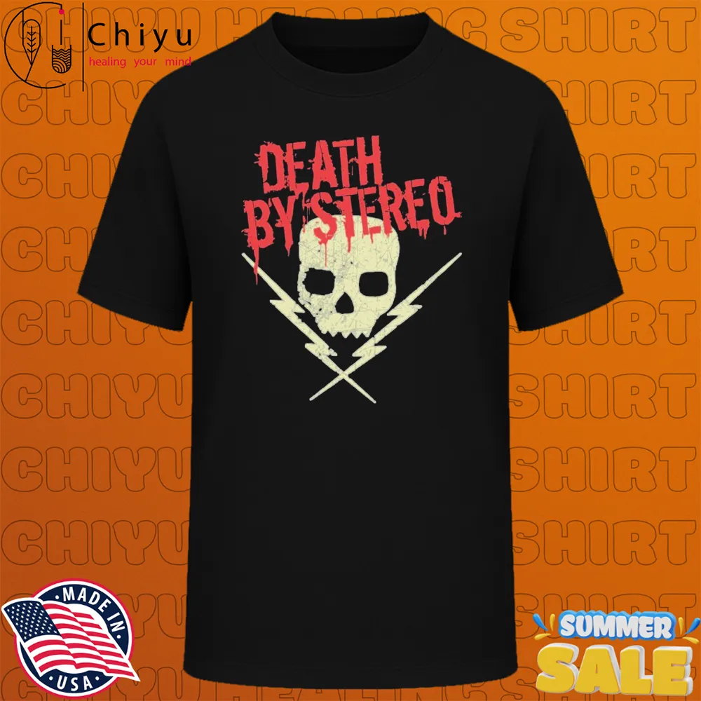 Death By Stereo Spraypaint Skull T-shirts