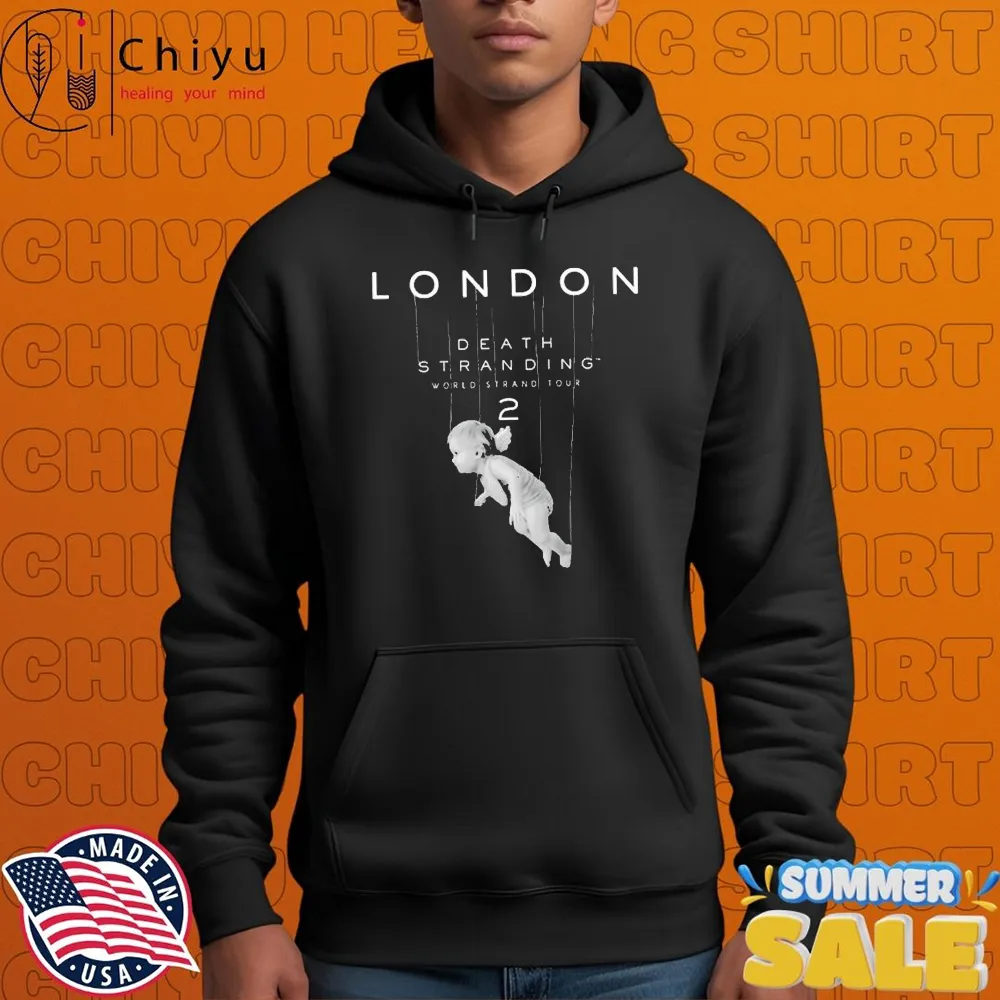 Death Stranding 2 World Strands Tour London Baby T-shirts Death Stranding 2 World Strands Tour London Baby T-shirts