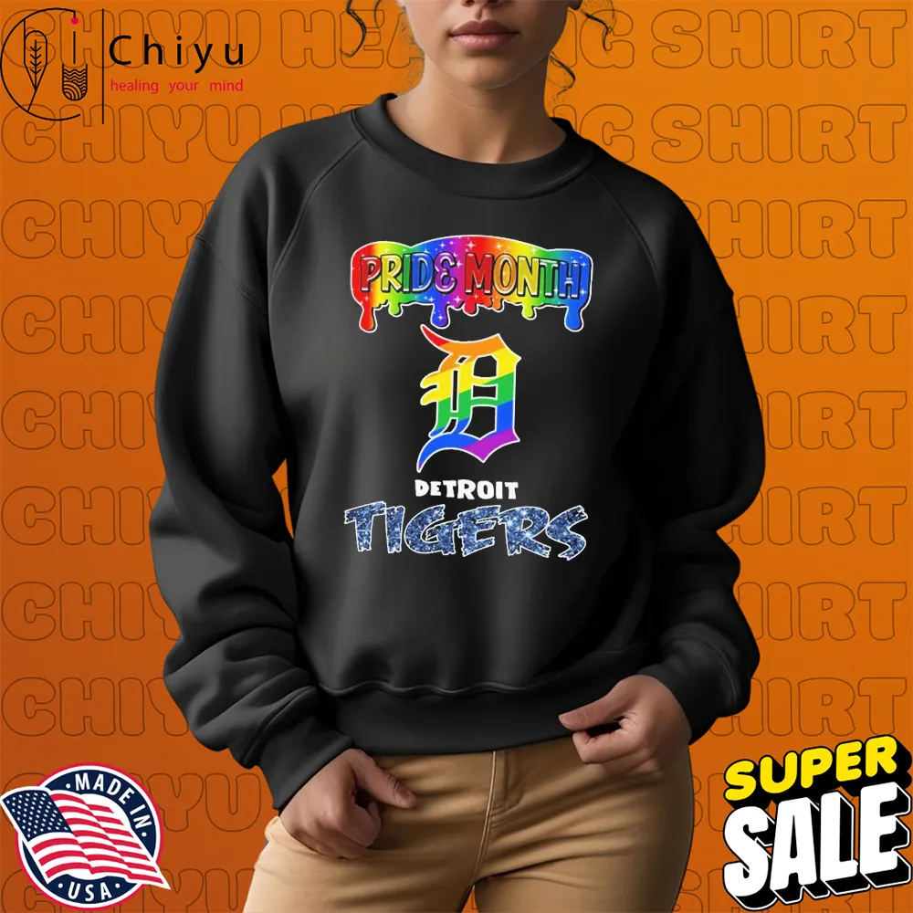 Detroit Tigers x Pride Month Logo T-shirt Detroit Tigers x Pride Month Logo T-shirt