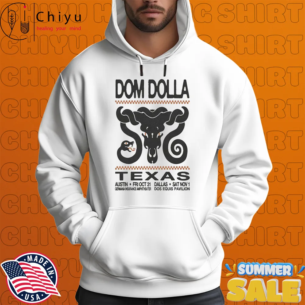 Dom Dolla Oct 31 2025 Austin, Texas T-shirts Dom Dolla Oct 31 2025 Austin, Texas T-shirts