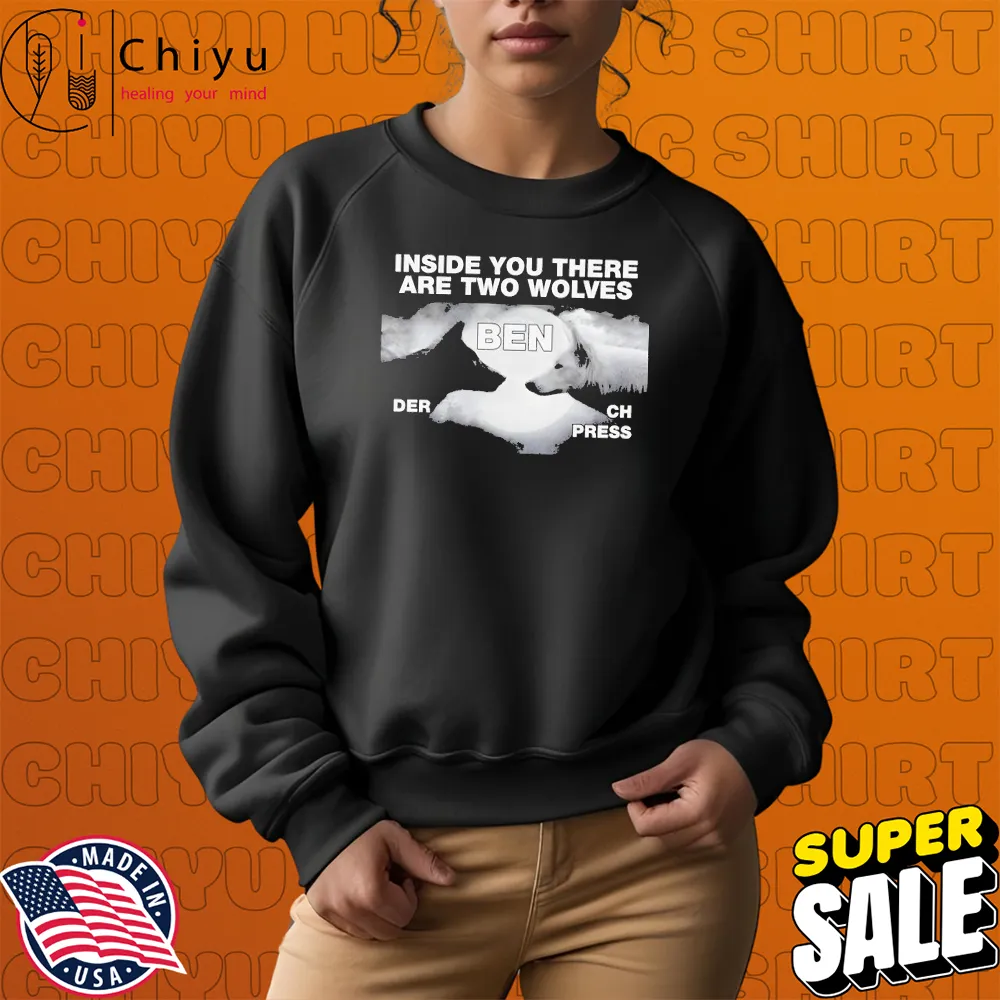 Dom Mazzetti Inside You There Are Two Wolves Sweatshirt Dom Mazzetti Inside You There Are Two Wolves Sweatshirt