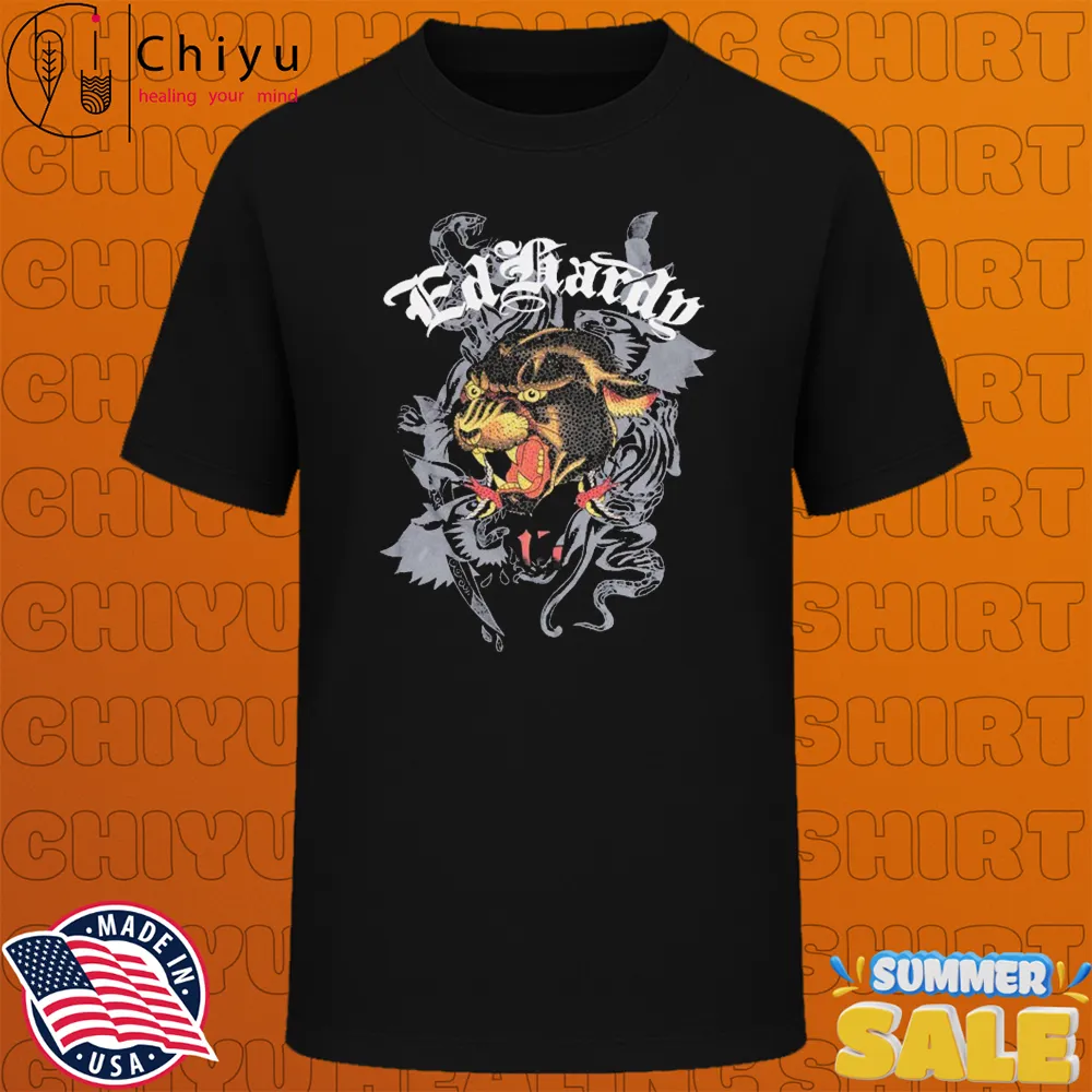 Ed Hardy Panther Head T-shirts