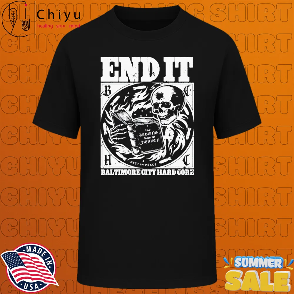 End It Rip Baltimore City Hardcore Skull T-shirts End It Rip Baltimore City Hardcore Skull T-shirts