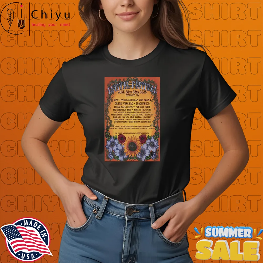 Estival Festival Sugar Mountain Performing Arts Center LLC, Caneadea, New York June 20-22, 2025 T-shirts Estival Festival Sugar Mountain Performing Arts Center LLC, Caneadea, New York June 20-22, 2025 T-shirts