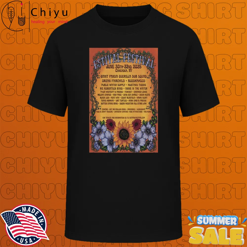 Estival Festival Sugar Mountain Performing Arts Center LLC, Caneadea, New York June 20-22, 2025 T-shirts