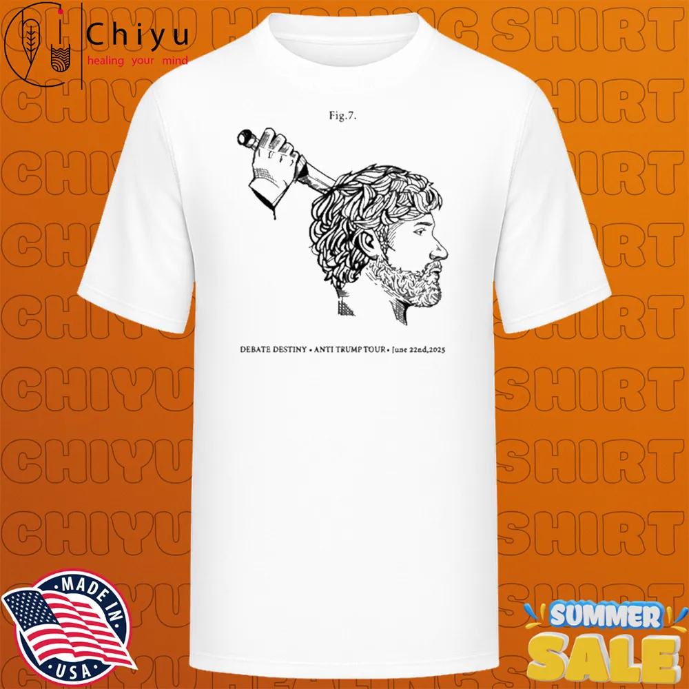 Fig 7 Debate Destiny Anti Trump Tour June 22nd 2025 Knife Head T-shirts Fig 7 Debate Destiny Anti Trump Tour June 22nd 2025 Knife Head T-shirts