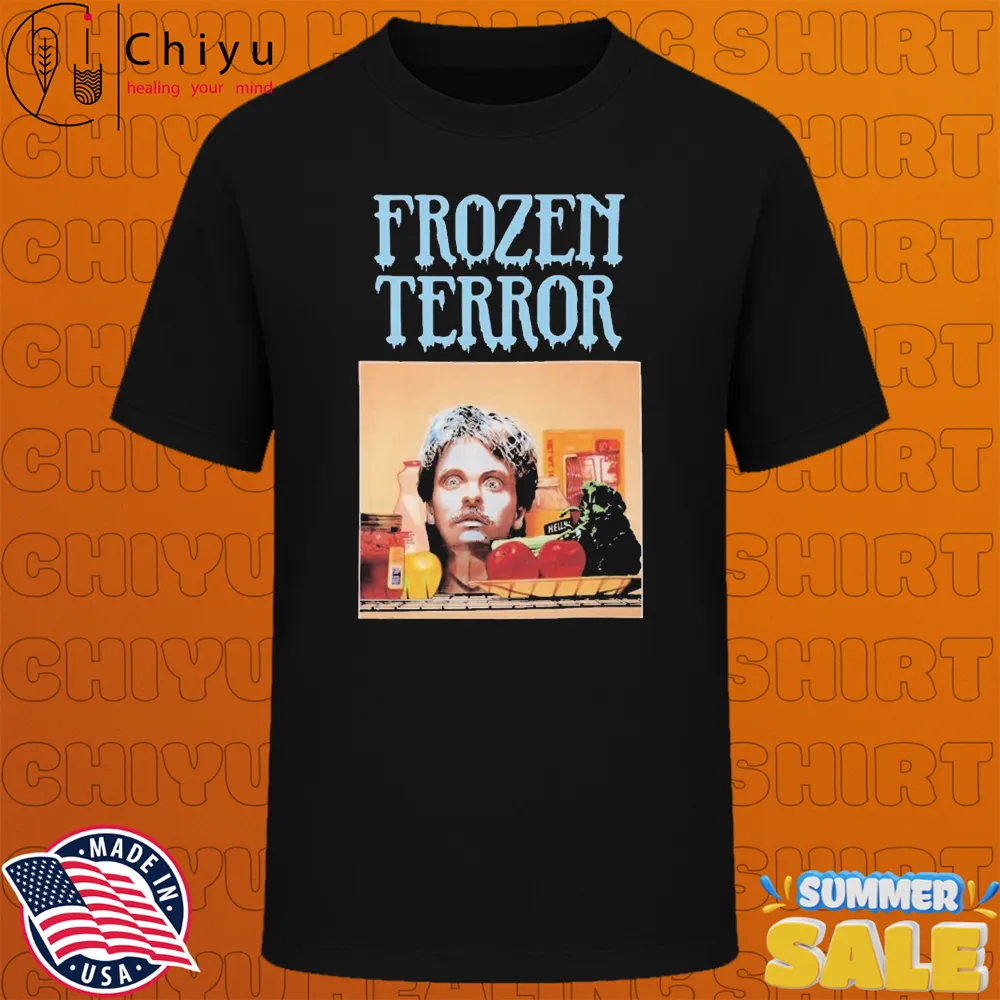 Frozen Terror Head Horror Movie T-shirts