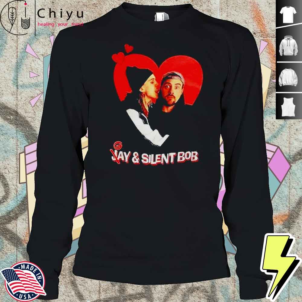 Gay And Silent Bob In Heart Shirt Gay And Silent Bob In Heart Shirt