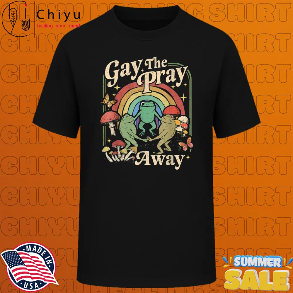 Gay The Pray Away Rainbow Frogs T-Shirts