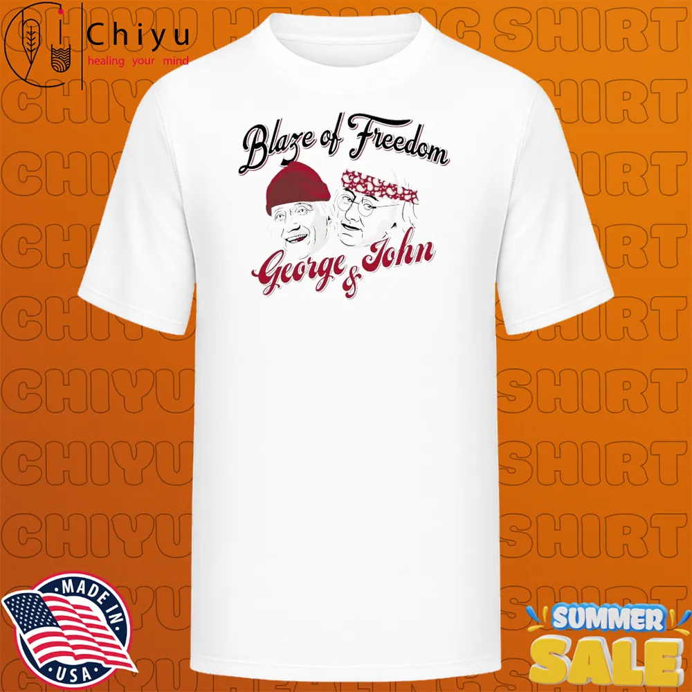 George And John Blaze Of Freedom T-shirts