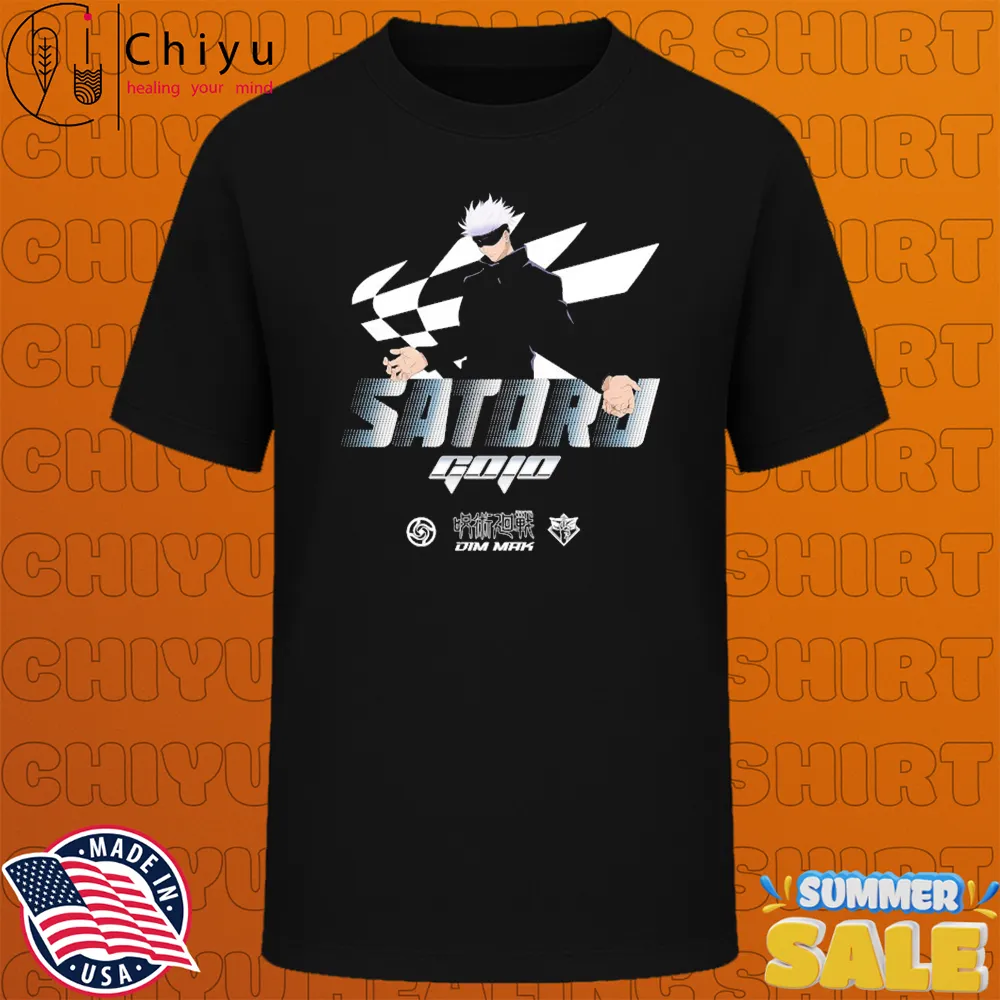 Gojo Satoru Racer Dim Mak X Jujutsu Kaisen T-shirts Gojo Satoru Racer Dim Mak X Jujutsu Kaisen T-shirts