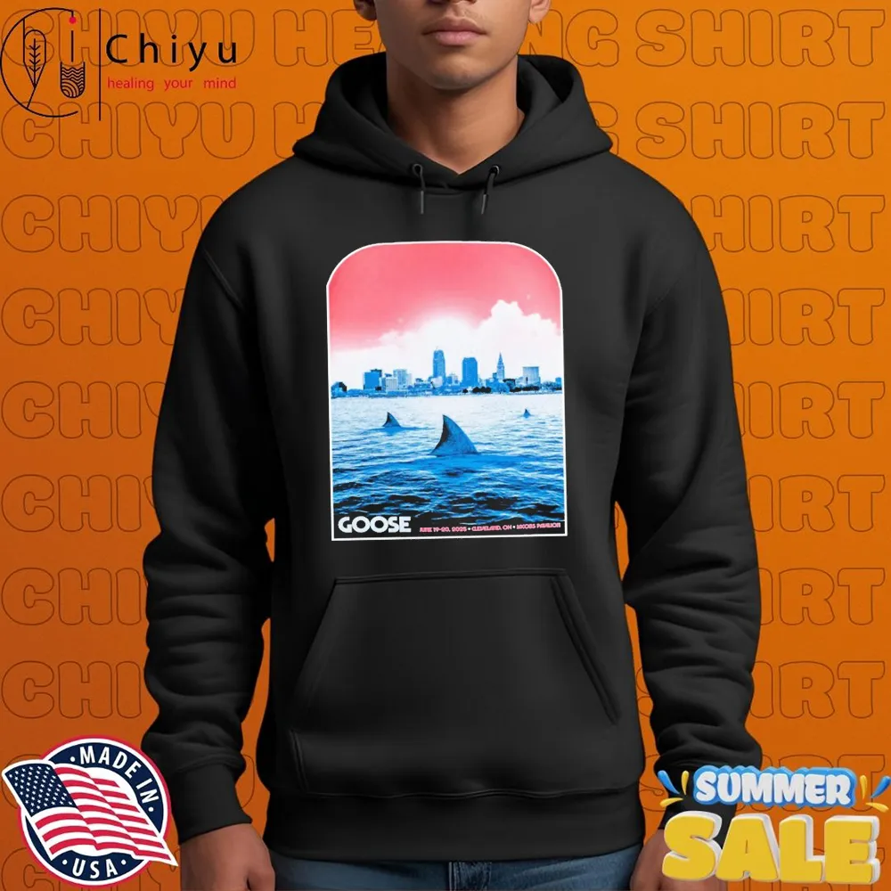 Goose June 19-20 2025 Jacobs Pavilion at Nautica, Cleveland, OH Shark Fin T-shirts Goose June 19-20 2025 Jacobs Pavilion at Nautica, Cleveland, OH Shark Fin T-shirts