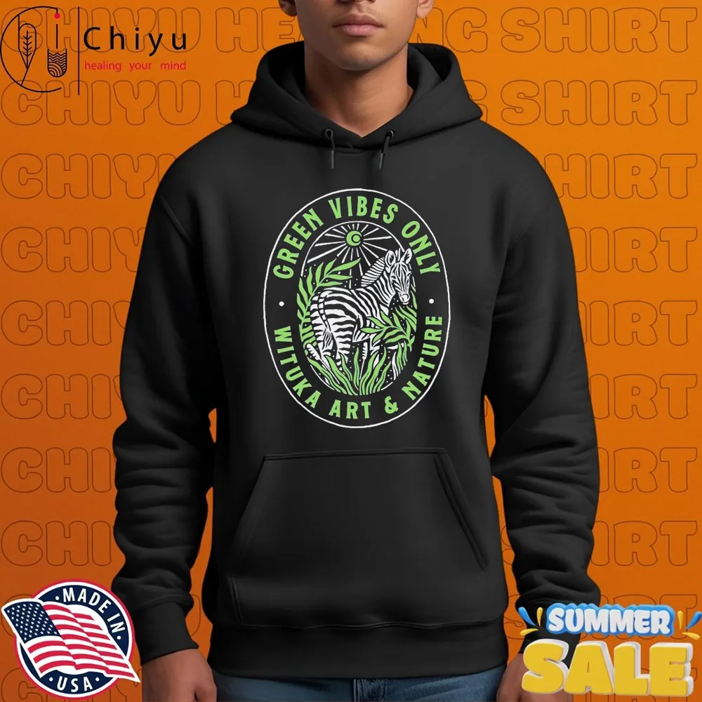 Green Vibes Only Wituka Nature Zebra T-shirts Green Vibes Only Wituka Nature Zebra T-shirts