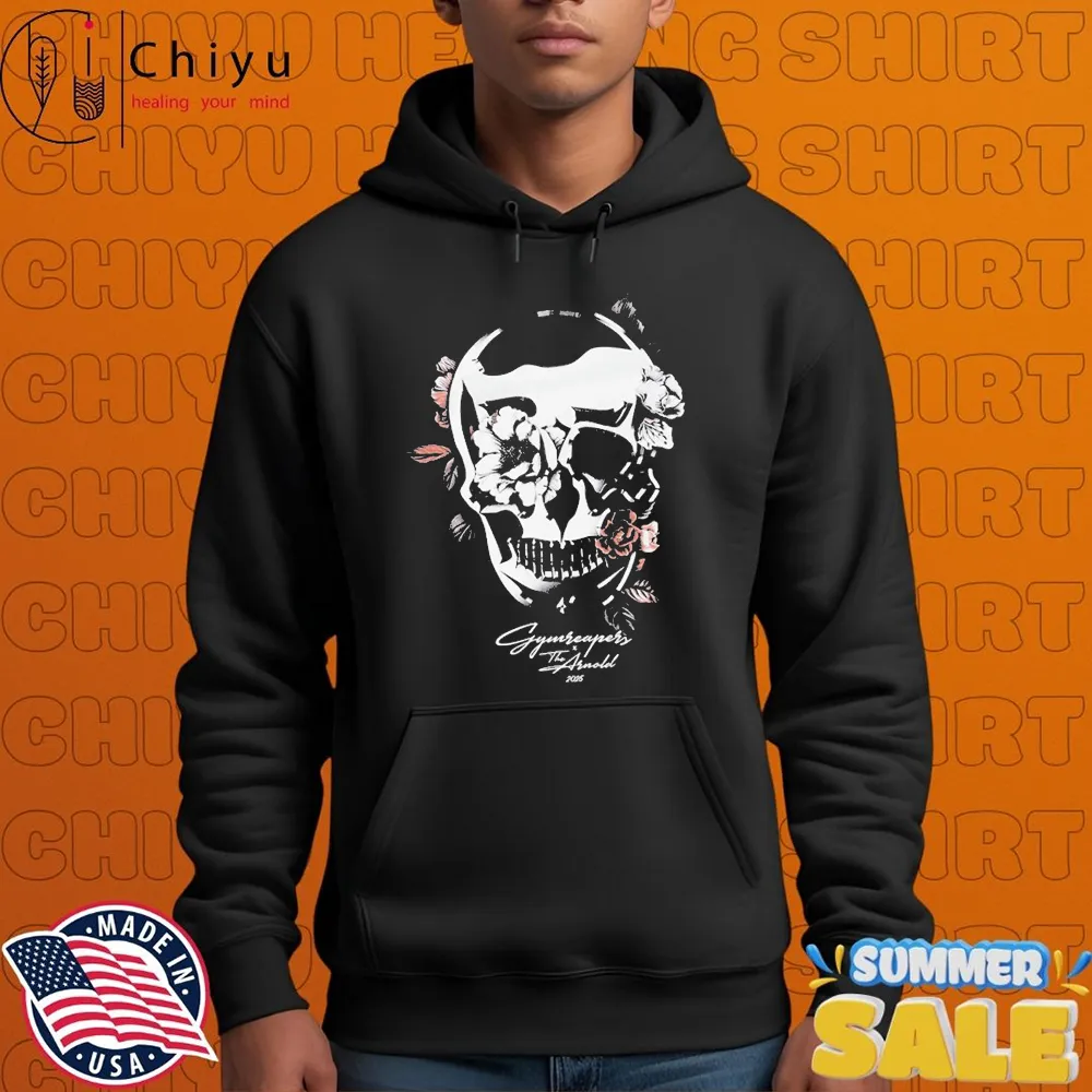 Gymreapers The Arnold Eternal Bloom 2025 Skull T-shirts Gymreapers The Arnold Eternal Bloom 2025 Skull T-shirts