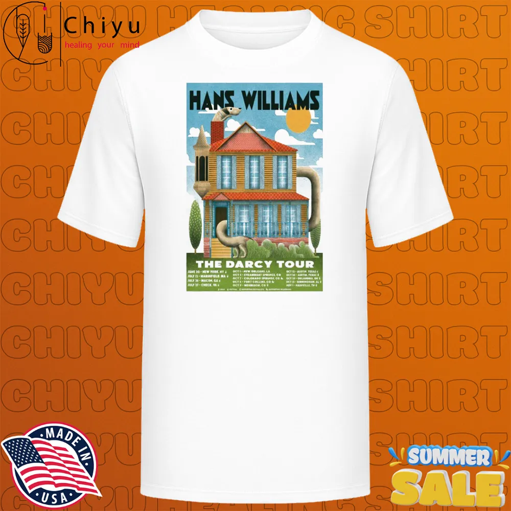 Hans Williams The Darcy Tour 2025 Dates T-shirts