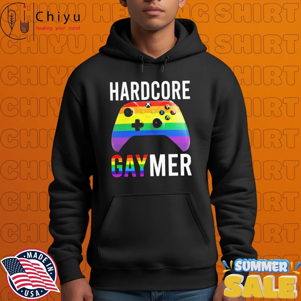 Hardcore Gaymer Pride Gaming Handle Pride T-shirts Hardcore Gaymer Pride Gaming Handle Pride T-shirts