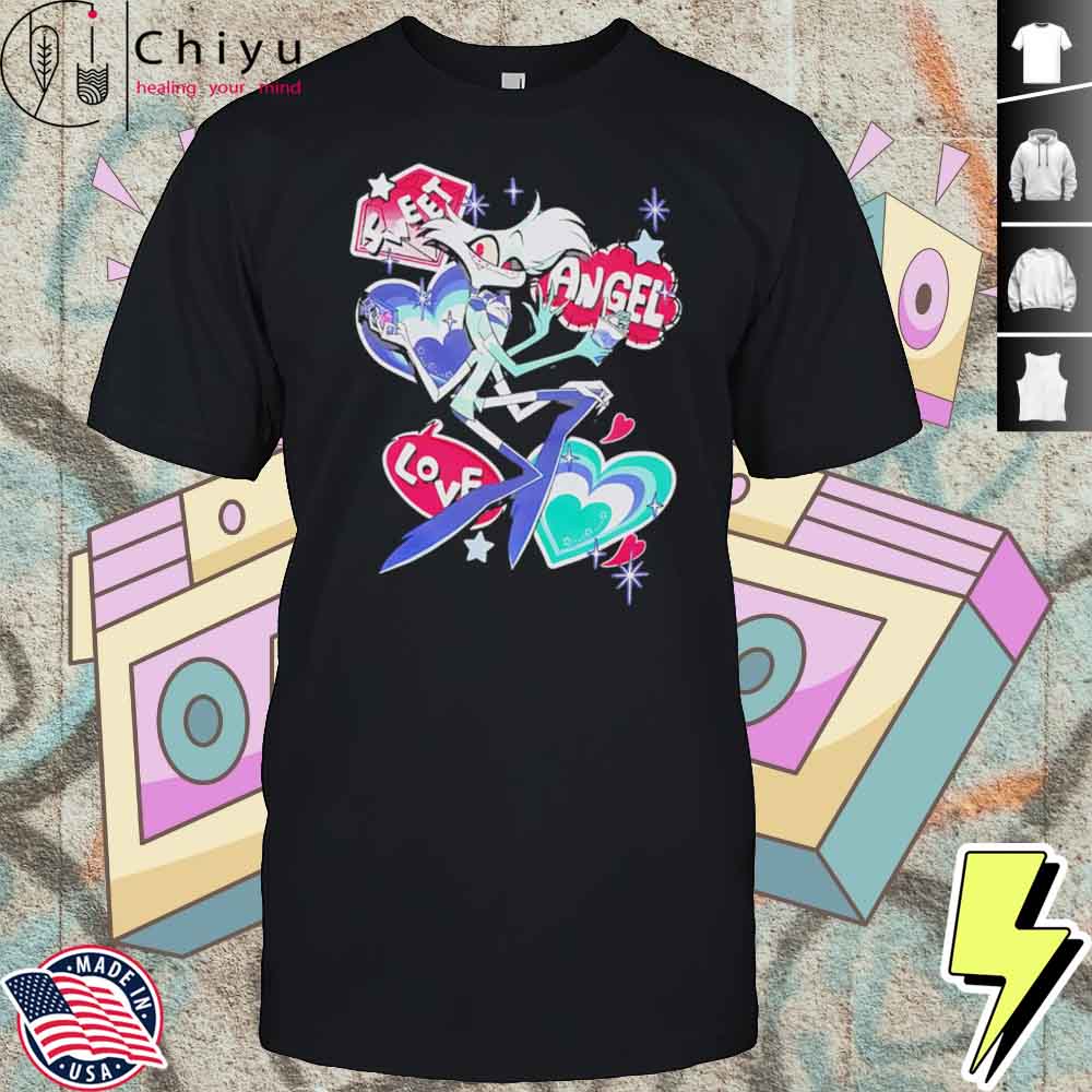 Hazbin Hotel Angel Dust Pride Sweet Angel Love Hoodie Hazbin Hotel Angel Dust Pride Sweet Angel Love Hoodie