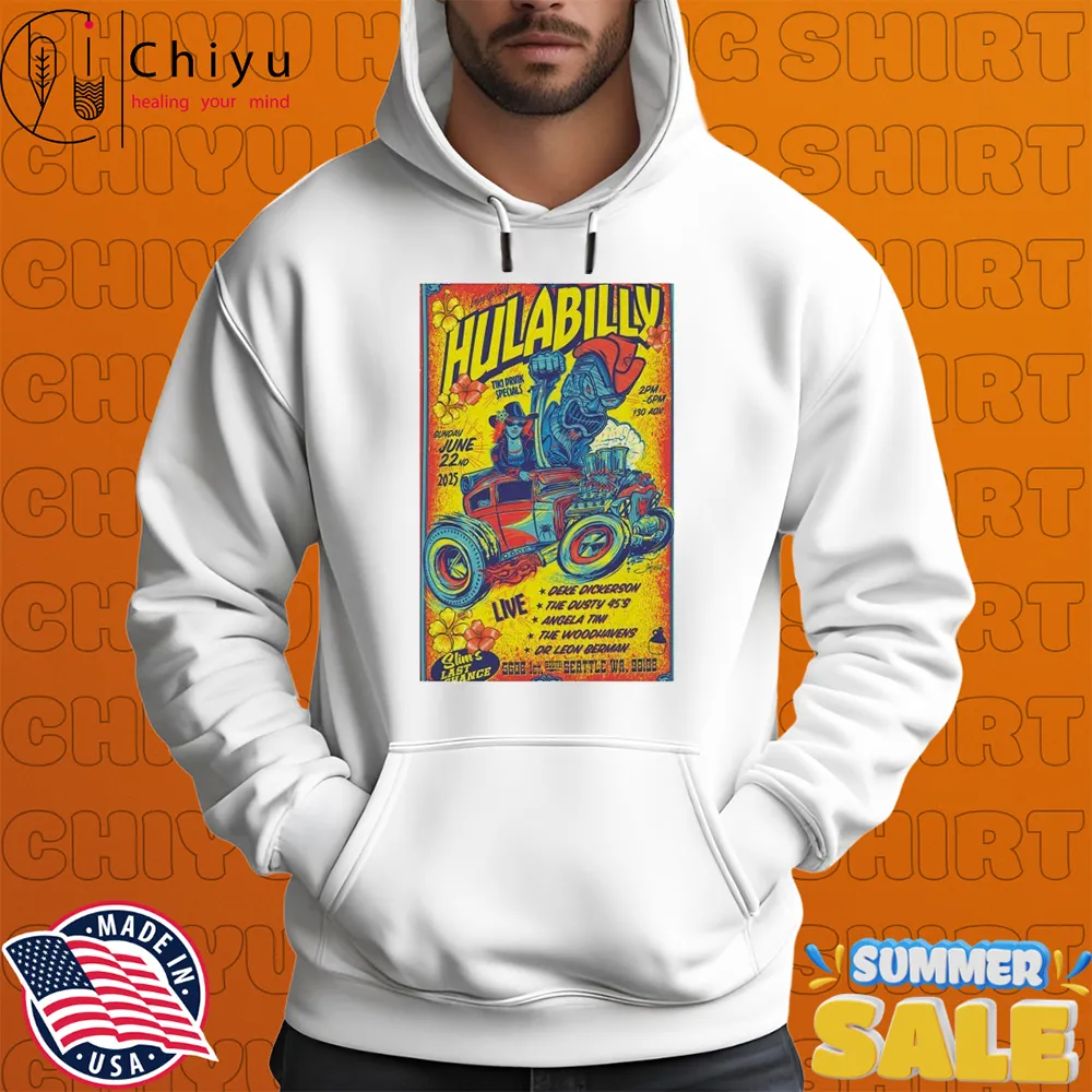 Hulabilly Seattle, WA June 22 2025 T-Shirts Hulabilly Seattle, WA June 22 2025 T-Shirts