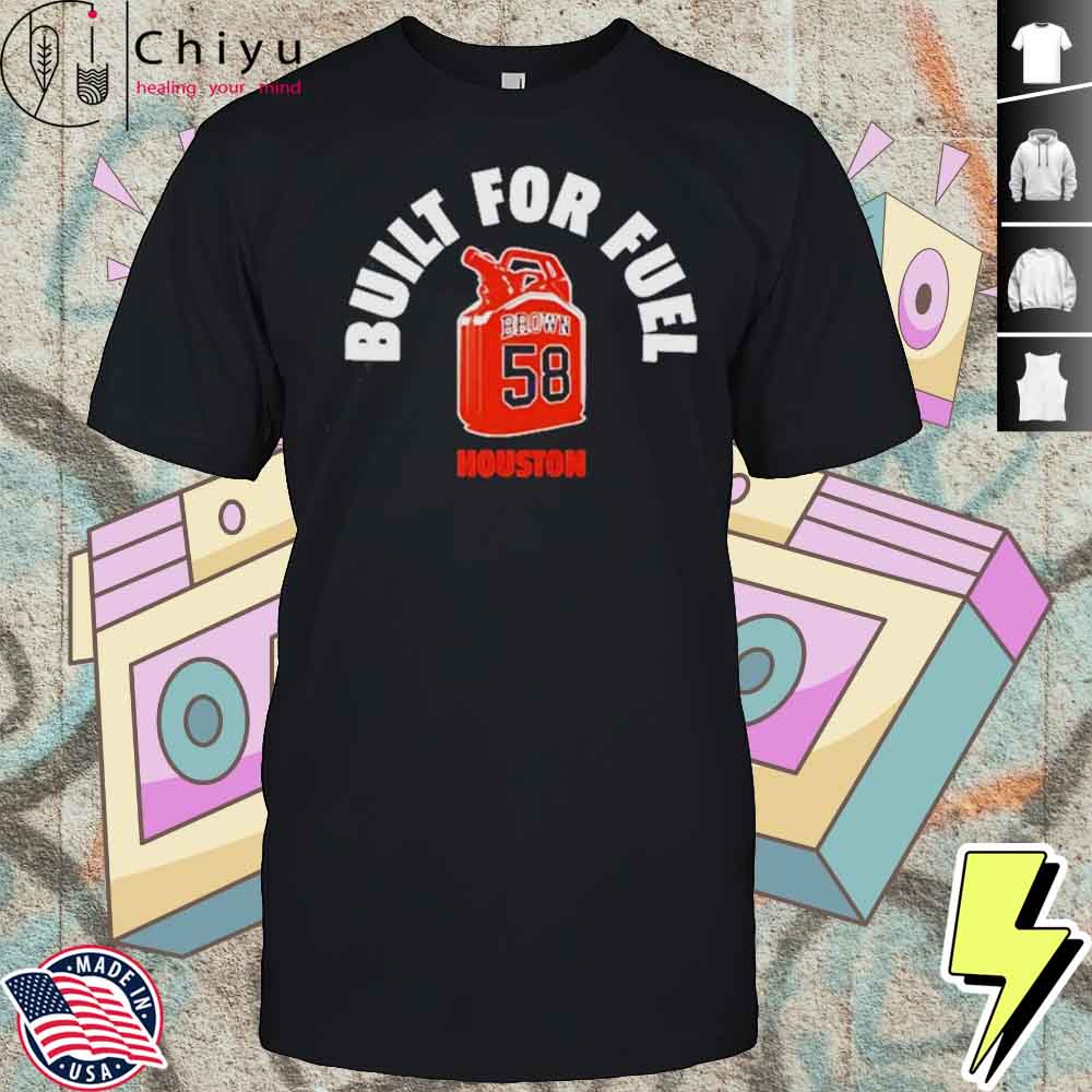 Hunter Brown Built For Fuel Houston Astros T-shirt