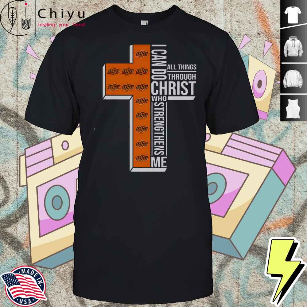 I Can Do All Things Through Christ Who Strengthens Me Oregon State Beavers Logo T-Shirt