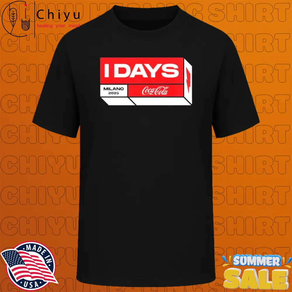 I-Days Festival Milano 2025 Cocacola Italy Merch From June 2-August 27 2025 T-shirts