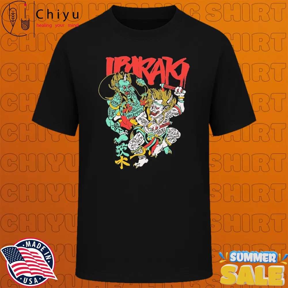 Ibaraki Demon Kanji T-shirts