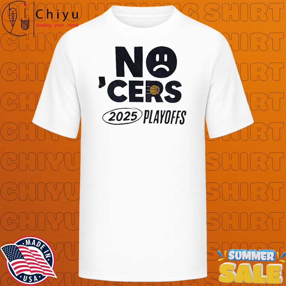 Indiana Pacers No 'Cers Sad Face 2025 Playoffs NBA Finals T-Shirts