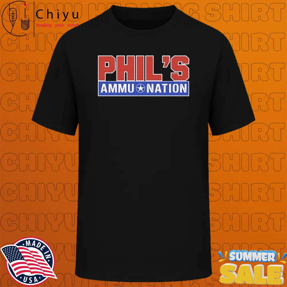 Inspired GTA VI Phil's Ammu Nation T-shirts Inspired GTA VI Phil's Ammu Nation T-shirts