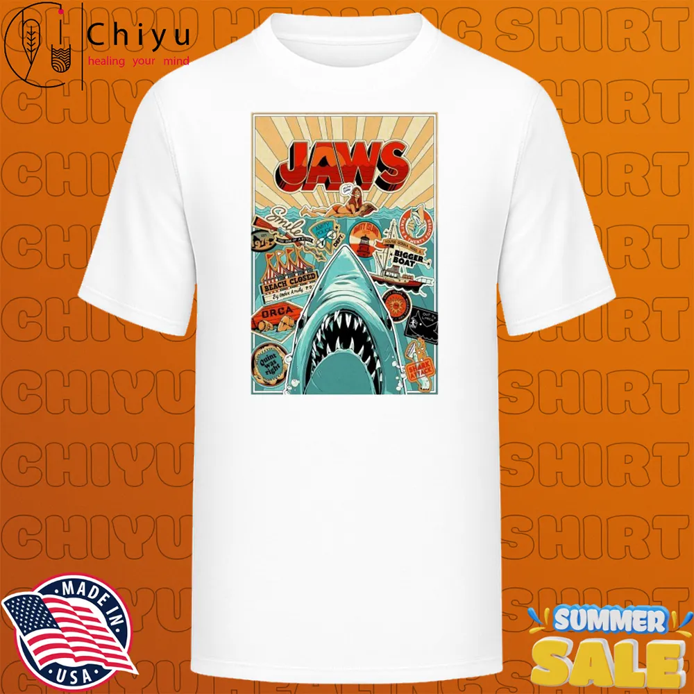 JAWS Shark Attack 2025 T-shirts