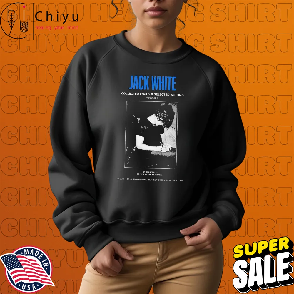 Jack White 2025 Collected Lyrics And Selected Writing T-Shirts Jack White 2025 Collected Lyrics And Selected Writing T-Shirts