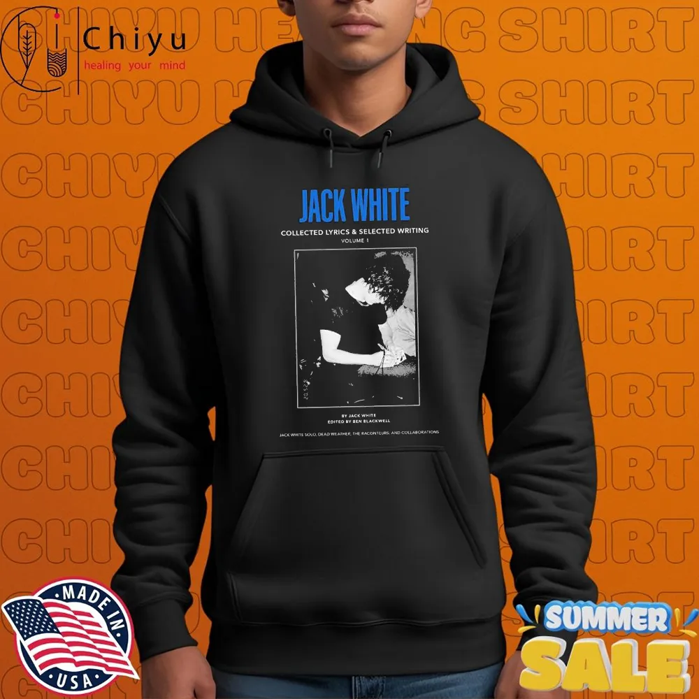 Jack White 2025 Collected Lyrics And Selected Writing T-Shirts Jack White 2025 Collected Lyrics And Selected Writing T-Shirts
