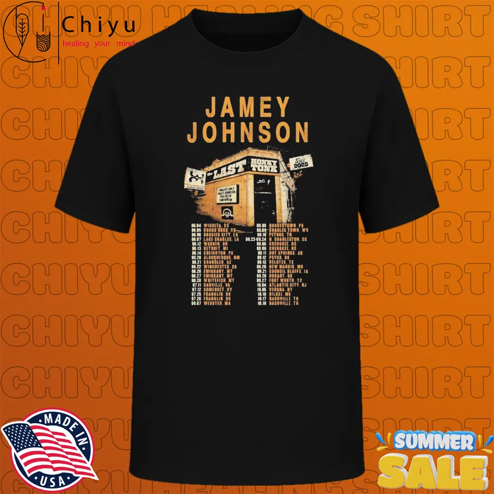 Jamey Johnson The Last Honky Tonk June 22 2025 Tour Dates Winchester, CA T-shirts