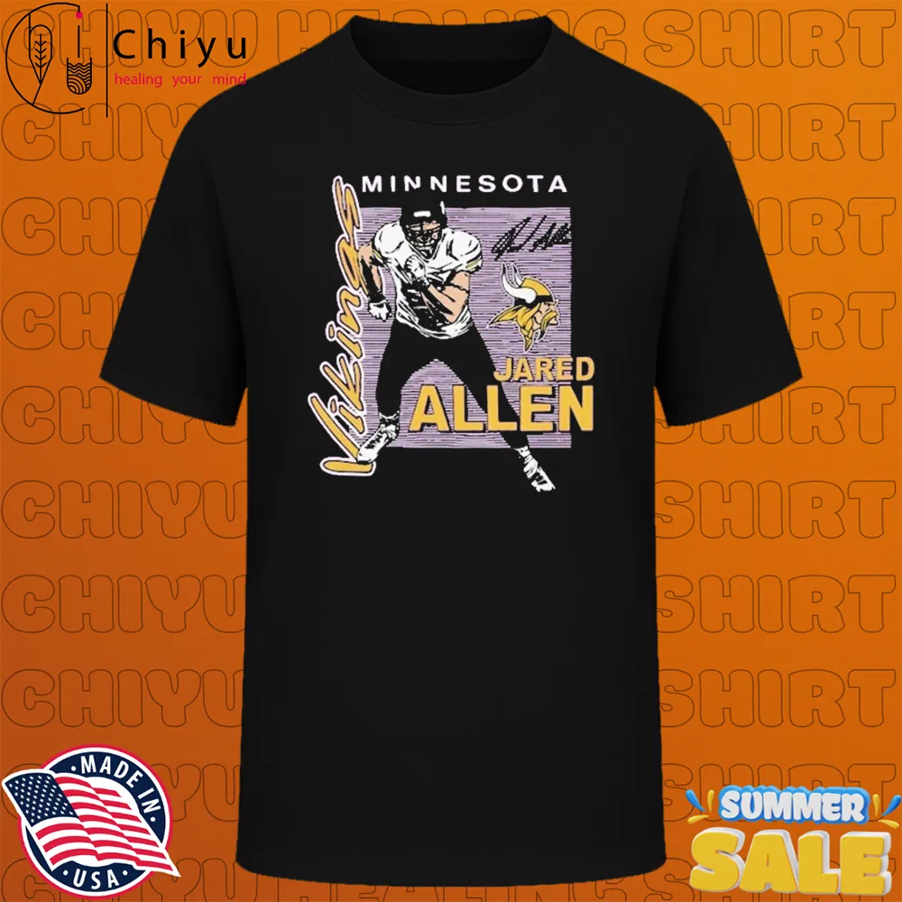 Jared Allen Minnesota Vikings HOF Player T-shirts Jared Allen Minnesota Vikings HOF Player T-shirts