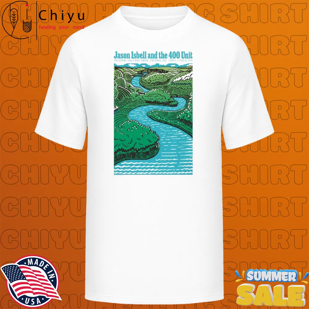 Jason Isbell And The 400 Unit June 21 & 22 2025 Cincinnati, Oh Posster & Canvas T-shirts