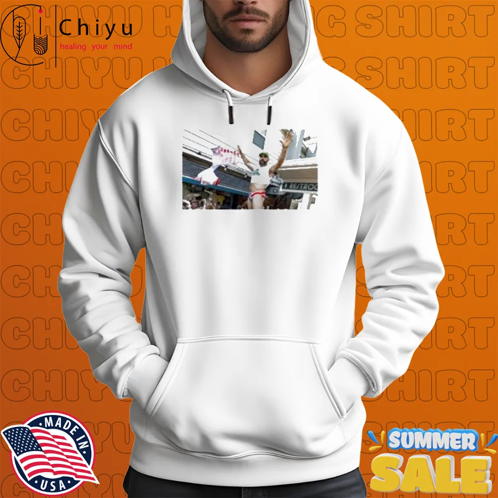 Jason Kelce Strips Down Tiny Flag USA American Flag T-Shirts Jason Kelce Strips Down Tiny Flag USA American Flag T-Shirts