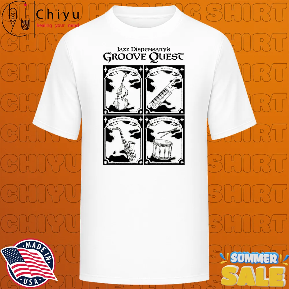 Jazz Dispensary Groove Quest T-shirts Jazz Dispensary Groove Quest T-shirts
