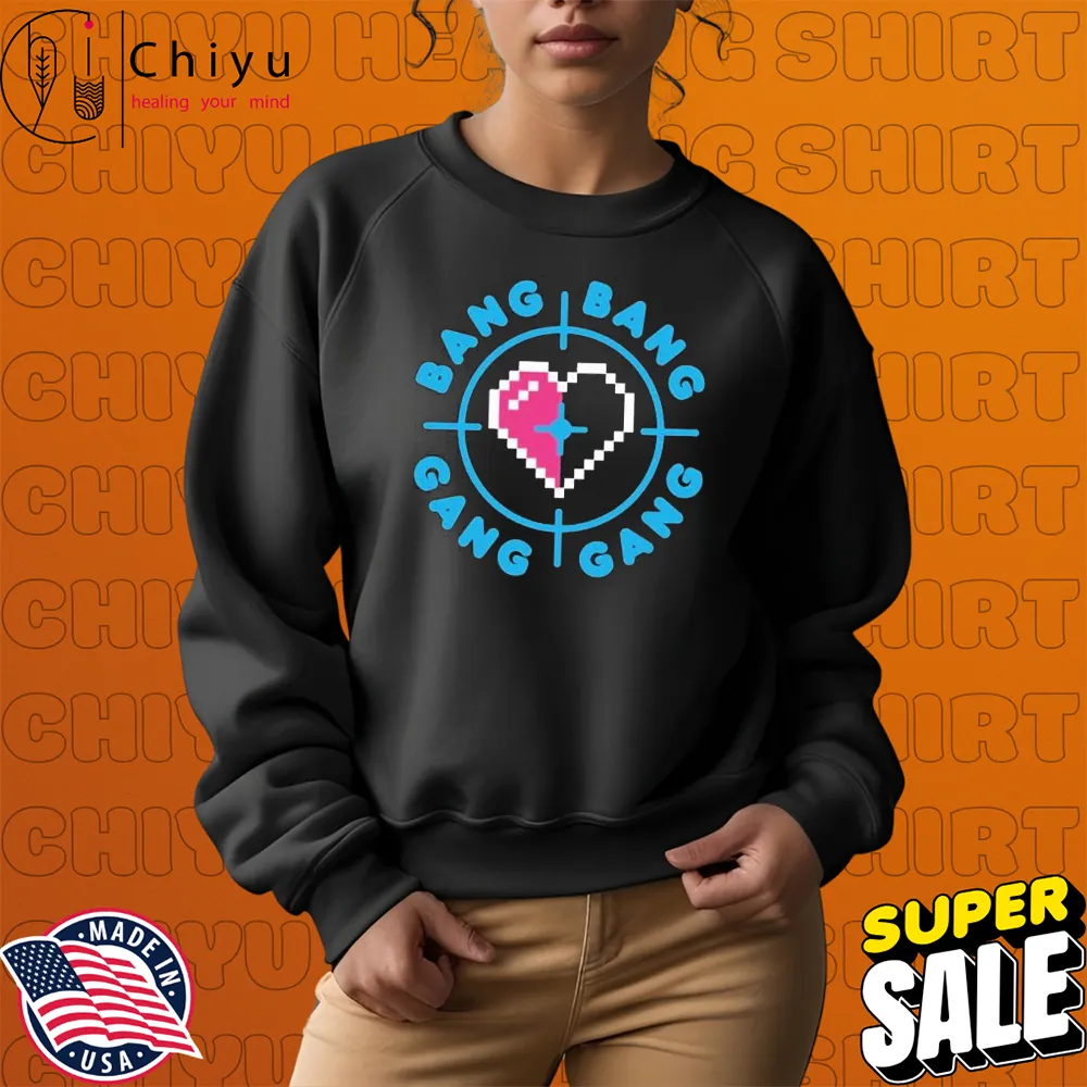 JazzyGuns Bang Bang Gang Gang Heart T-shirts JazzyGuns Bang Bang Gang Gang Heart T-shirts
