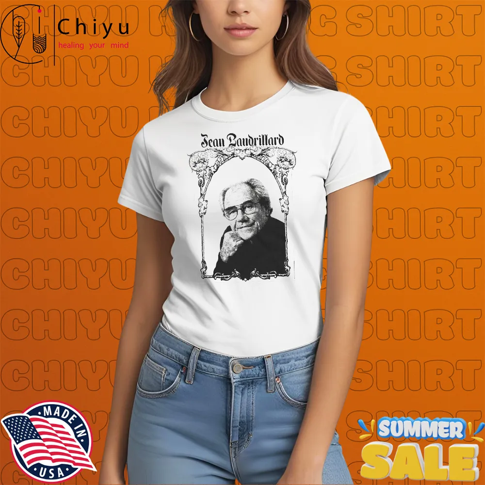 Jean Baudrillard Photo T-shirts Jean Baudrillard Photo T-shirts