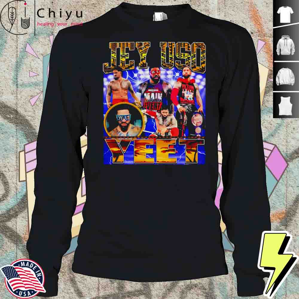 Jey Uso Yeet Wrestler Sublimation Graphic Shirt Jey Uso Yeet Wrestler Sublimation Graphic Shirt