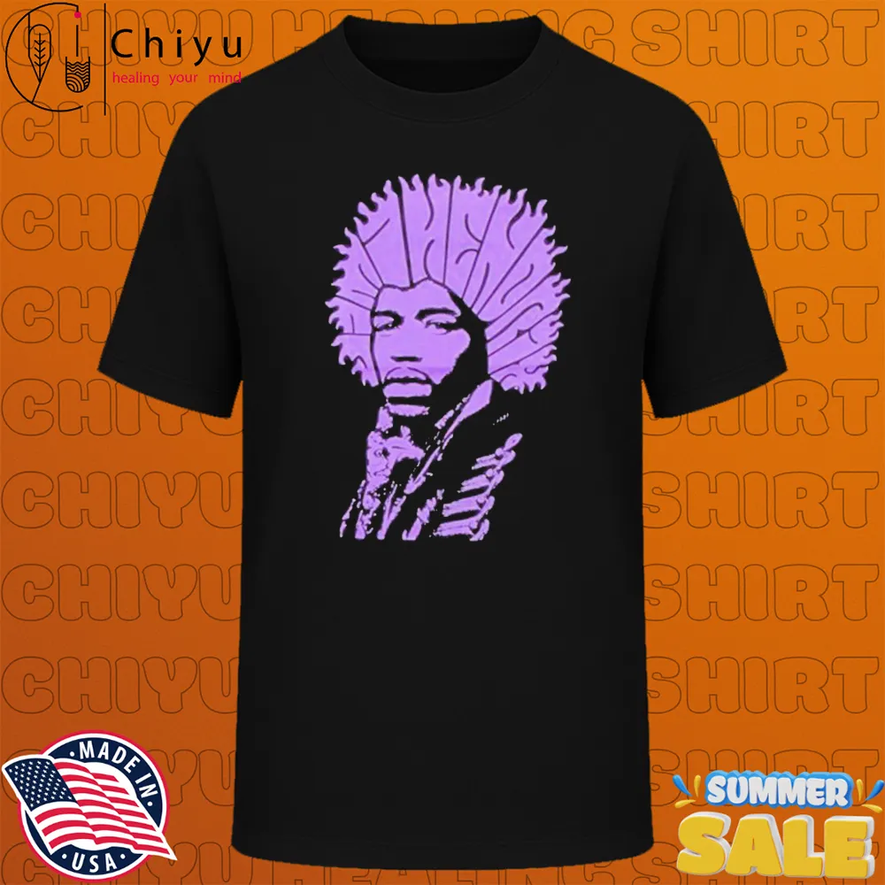 Jimi Hendrix Hair Type T-shirts