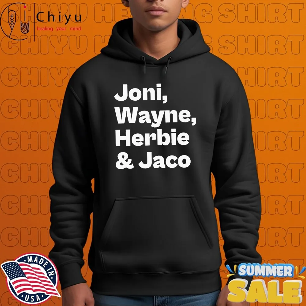 Joni Mitchell Joni Wayne Herbie And Jack T-shirts Joni Mitchell Joni Wayne Herbie And Jack T-shirts