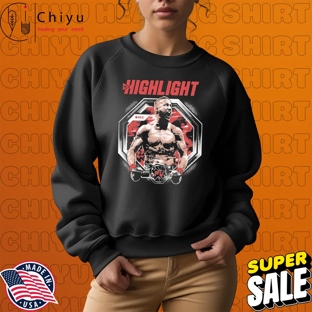 Justin Gaethje The Highlight Full Violence Sweatshirt Justin Gaethje The Highlight Full Violence Sweatshirt