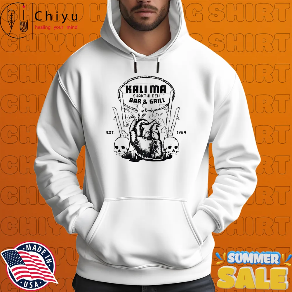 Kali Ma Shakti De Bar And Grill Est 1984 Skull Hand T-Shirts Kali Ma Shakti De Bar And Grill Est 1984 Skull Hand T-Shirts