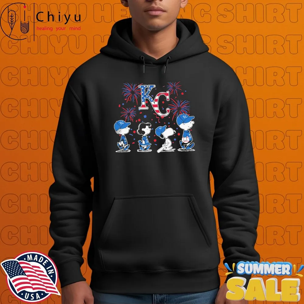 Kansas City Royals Snoopy The Peanuts Happy 4th Of July 1776 American Flag T-shirts Kansas City Royals Snoopy The Peanuts Happy 4th Of July 1776 American Flag T-shirts