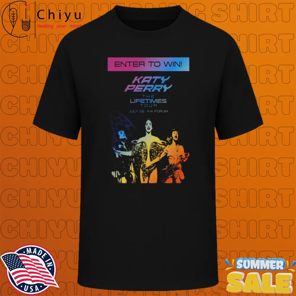 Katy Perry The Kia Forum In Inglewood July 15 2025 Live T-shirts