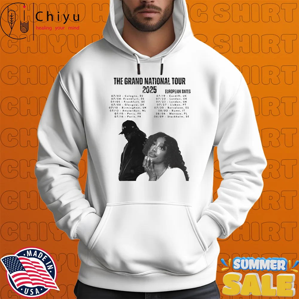 Kendrick Lamar x SZA The Grand National Tour 2025 Europe and UK Tour Dates Photo T-Shirts Kendrick Lamar x SZA The Grand National Tour 2025 Europe and UK Tour Dates Photo T-Shirts
