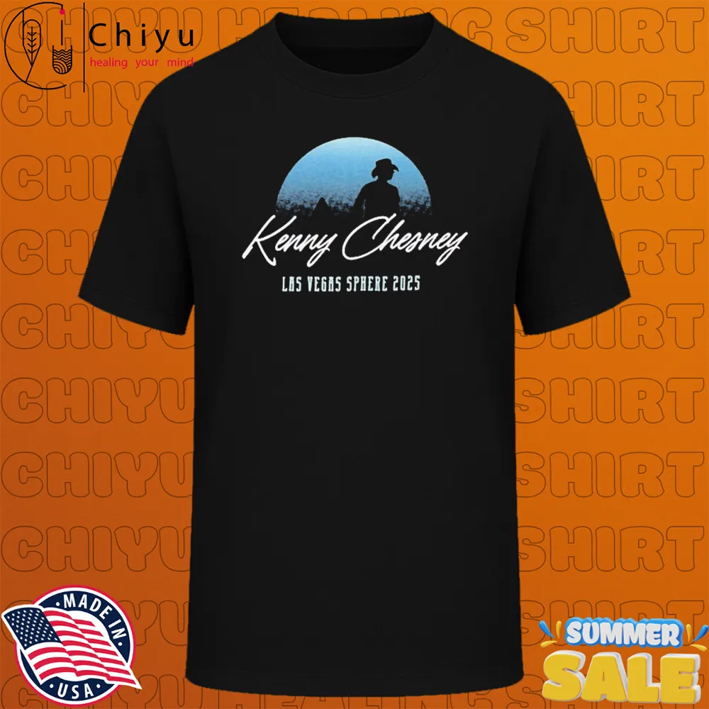 Kenny Chesney Las Vegas Sphere Half Dome Silhouette 2025 T-shirts
