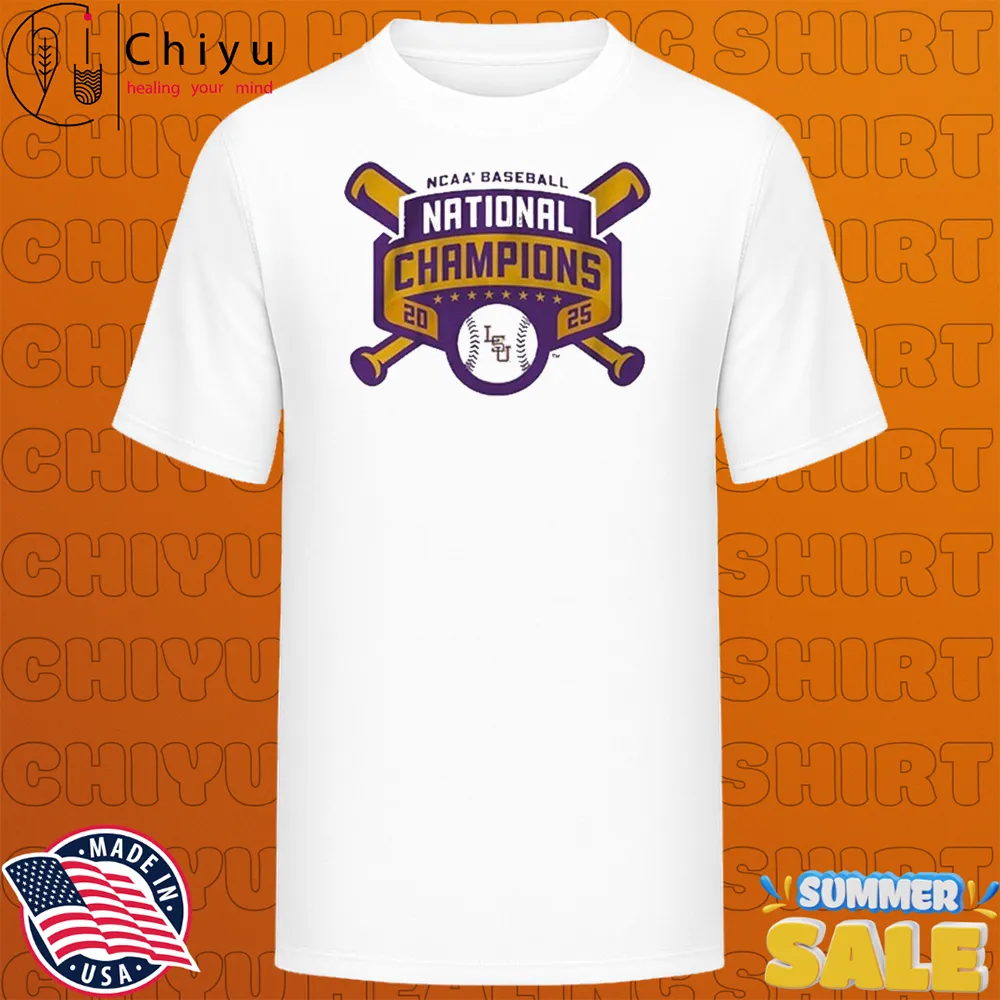 LSU Tigers 2025 National Champions Logo T-Shirts